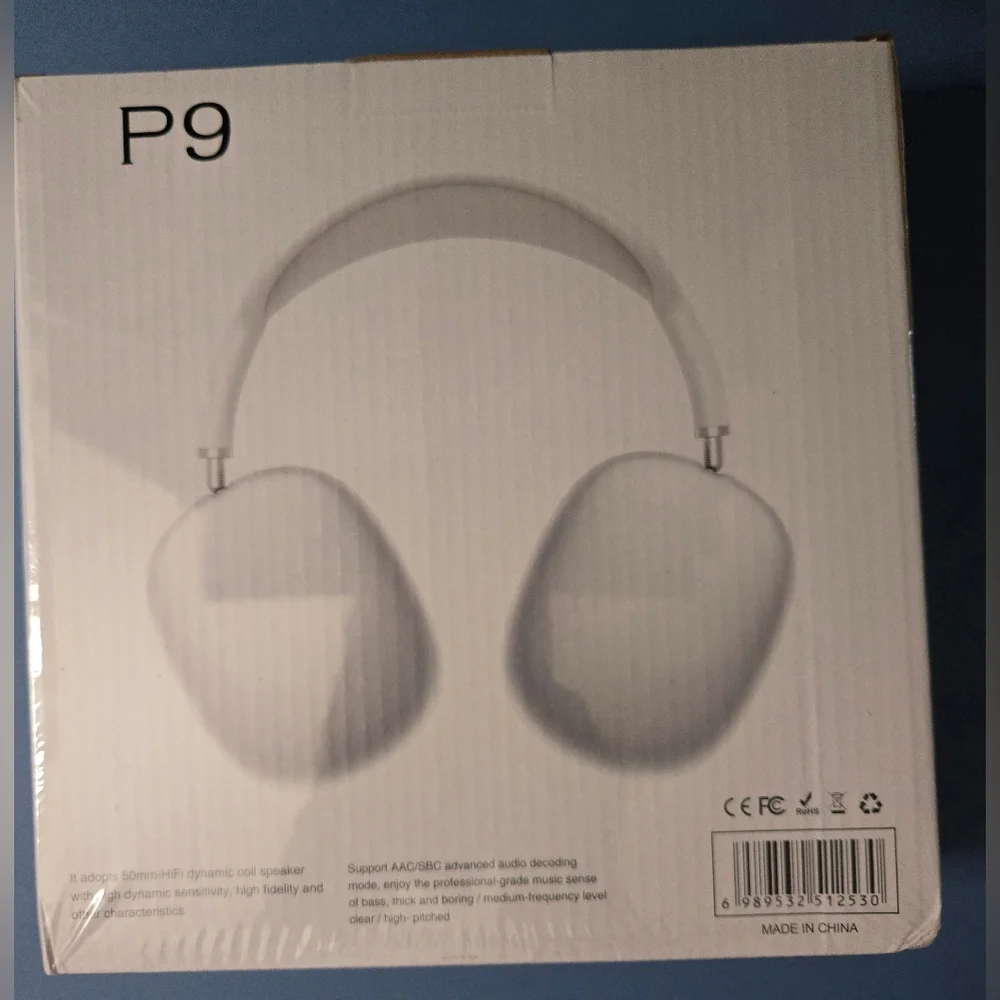 P9 Over-Ear Wireless Headphones - Picture 2 of 2